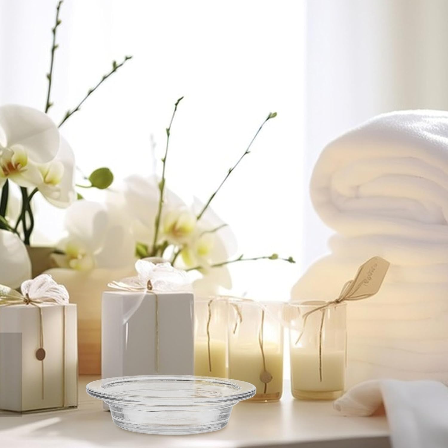 Luxshiny Aromatherapy Wax Warmer Glass Plate Replacement