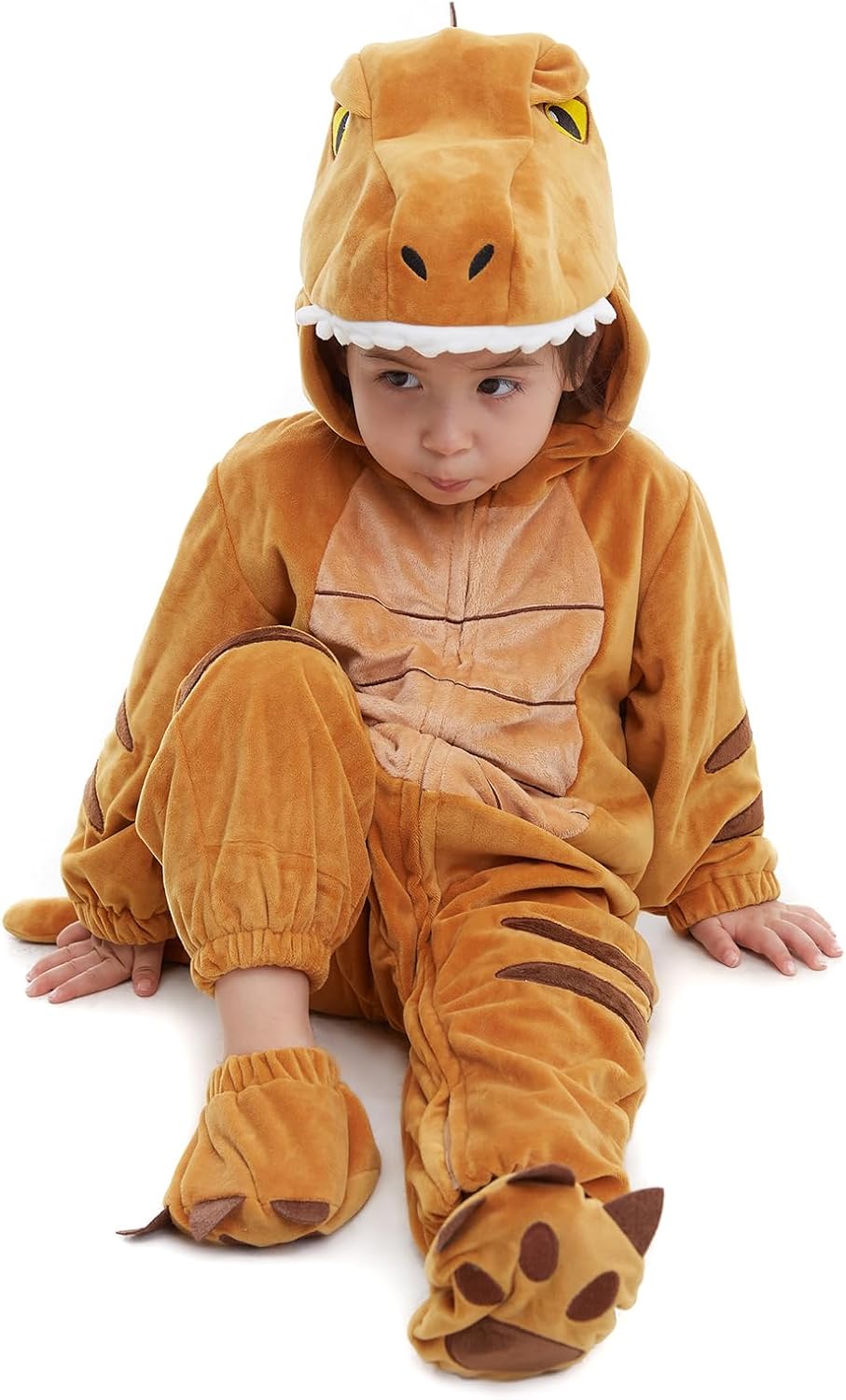 HSCTEK Baby Dinosaur Costume Onesie for Newborn to Toddler