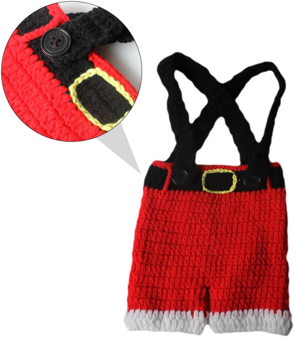 Yardenfun Baby Christmas Suit Newborn Santa Dress