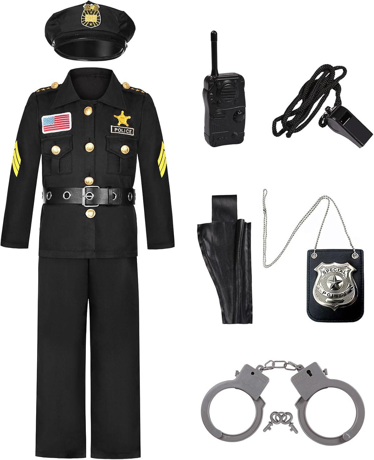 Frekuyrt Kids Police Officer Costume Set