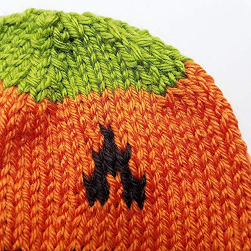 Pumpkin Beanie Knit Simple Toddler Halloween Costume Hat