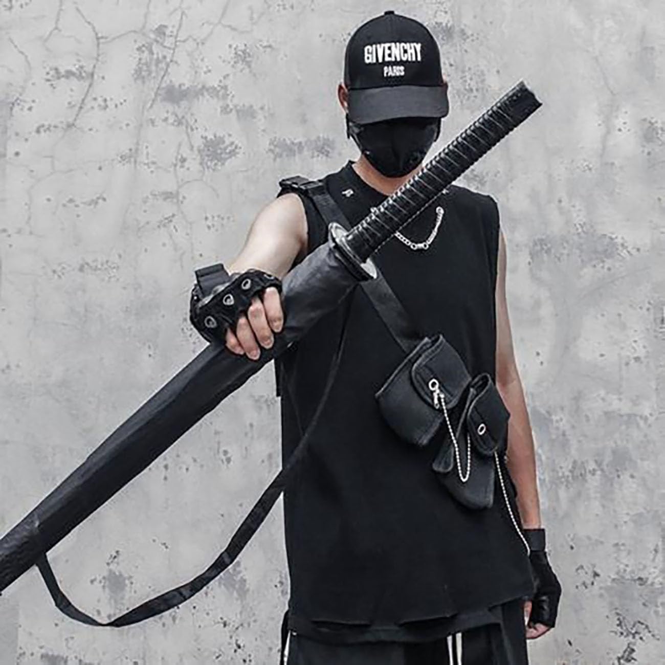WPOZD Samurai Umbrella Automatic Windproof