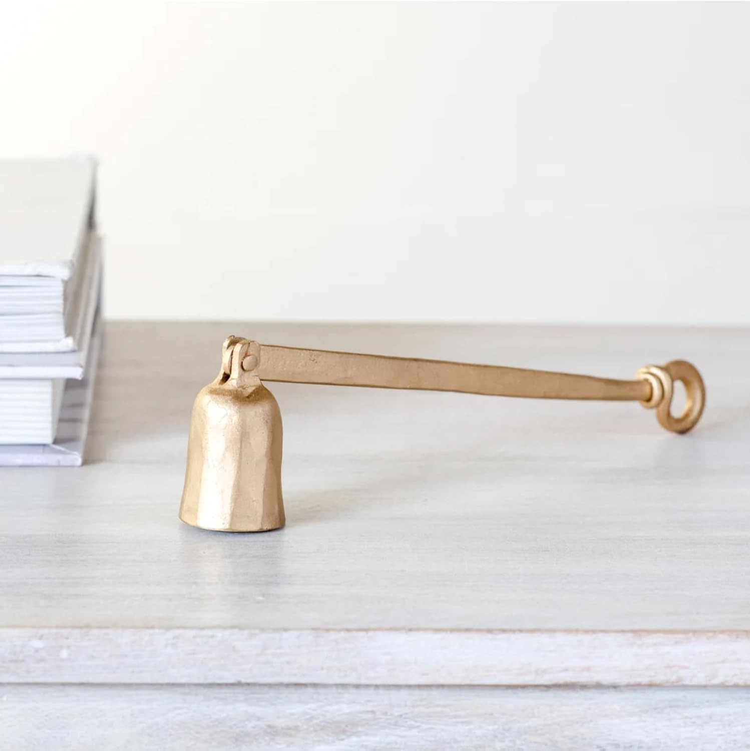 100 North Gold Tone Candle Snuffer 85x2 Inch Handle