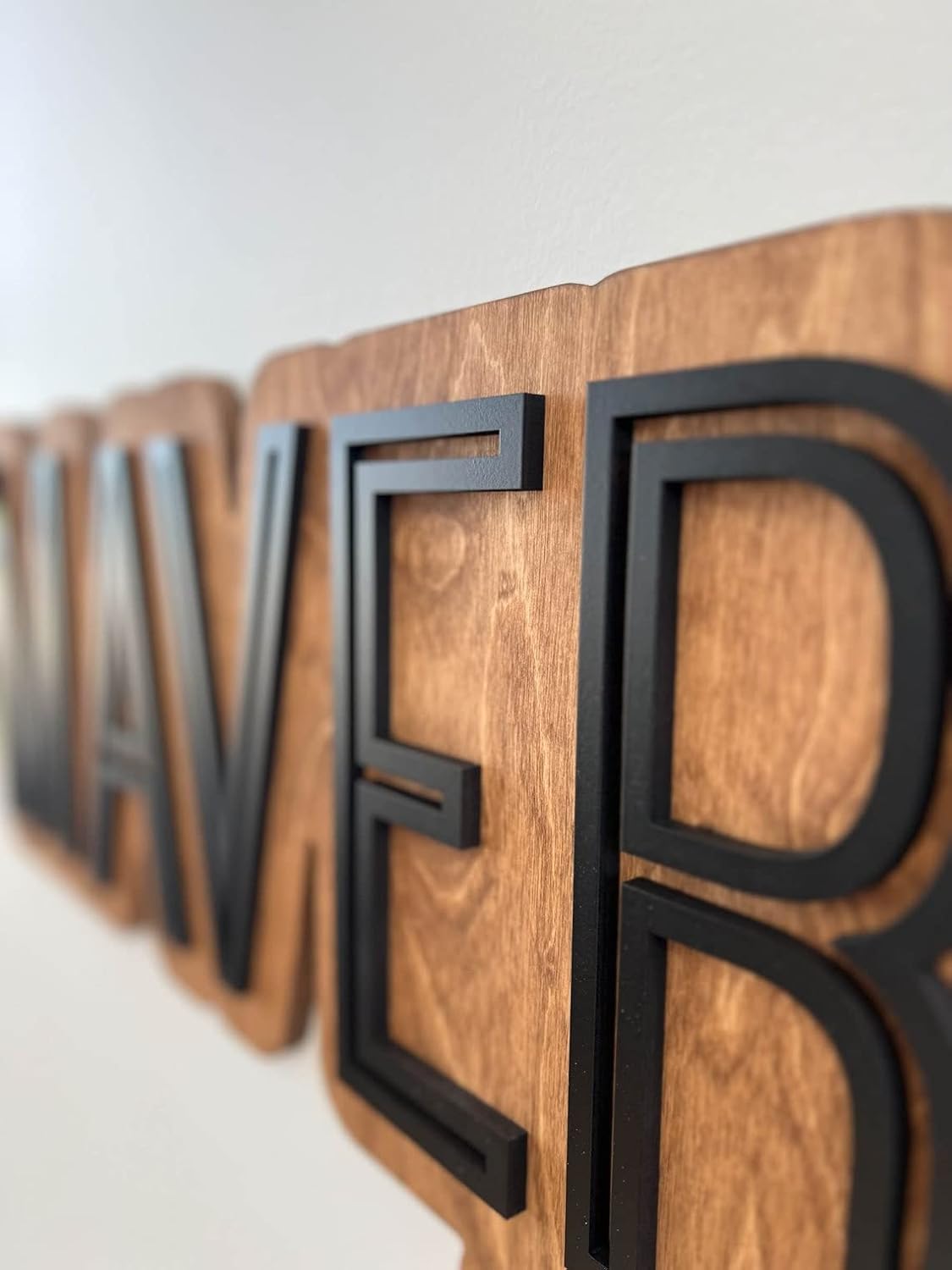 Large Wood Name Sign for Baby Room Decor