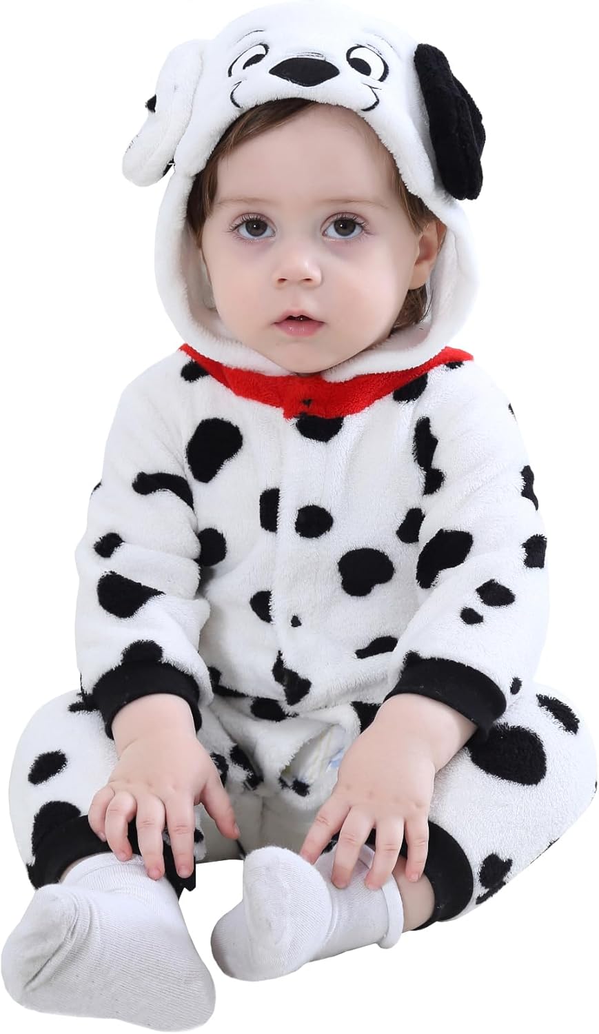 TONWHAR Winter Hooded Romper for Baby and Toddler