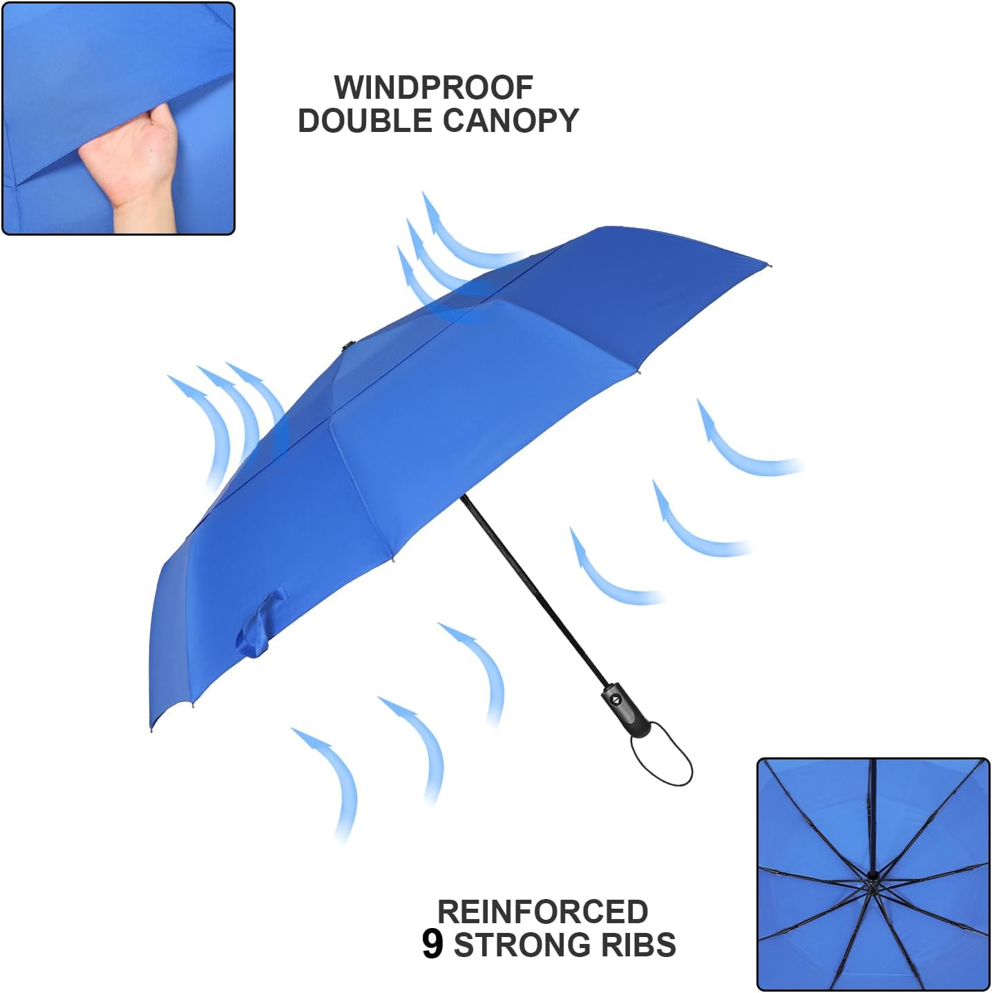 Doubwell 54 Inch Large Folding Umbrella