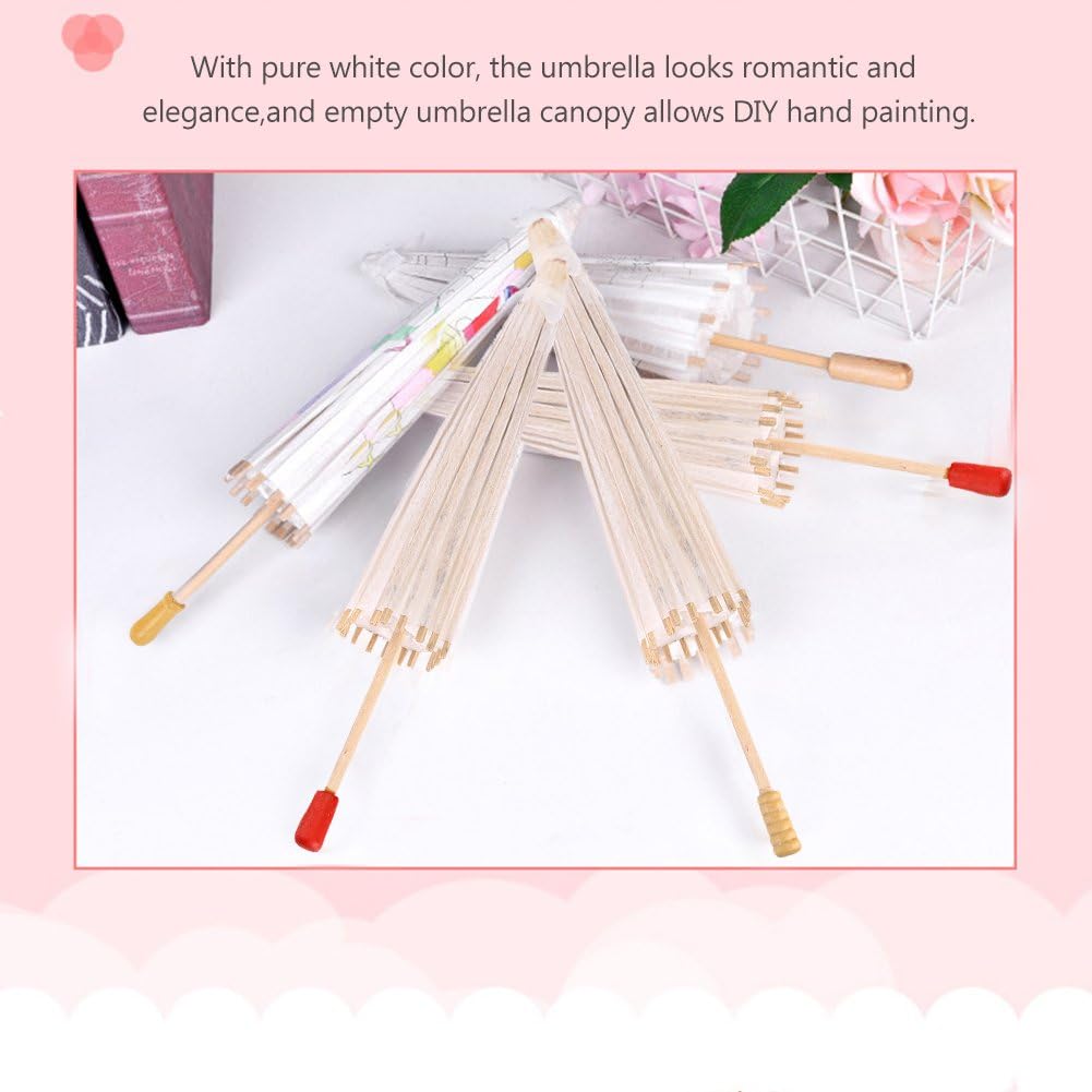 23 Handmade Oiled Paper Bamboo Parasol Umbrella