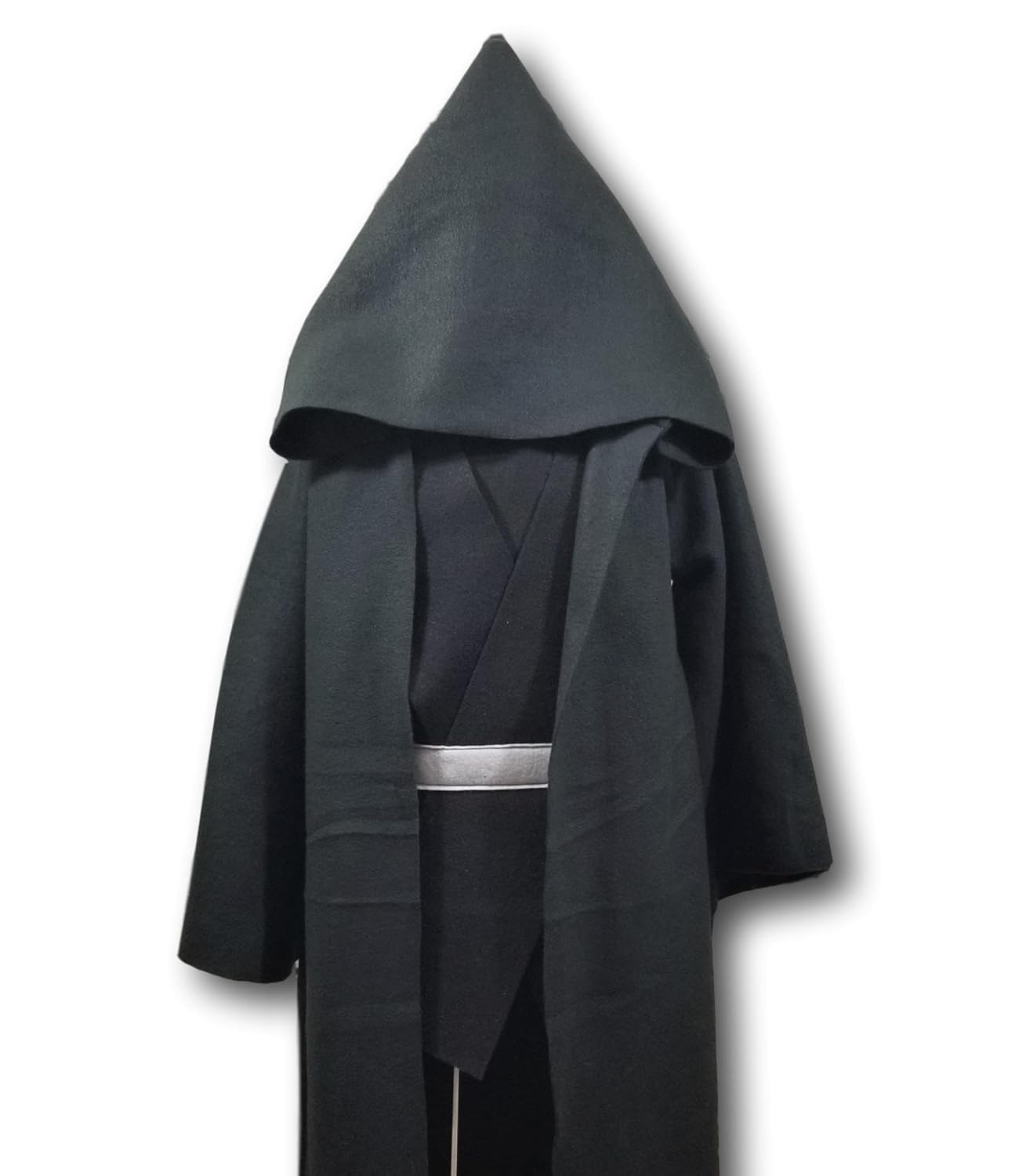 Deluxe Galaxy Wars Black Hooded Robe Costume Set