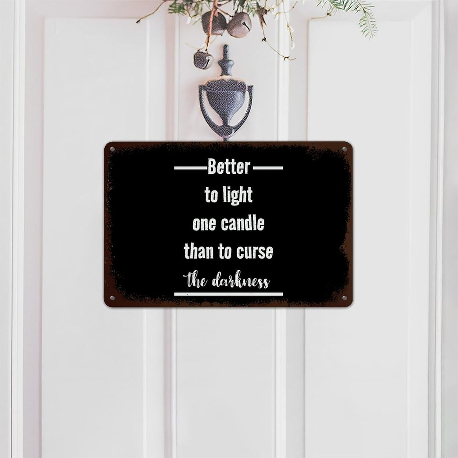 Funny Sayings Aluminum Plaque Wall Decor 12x16in