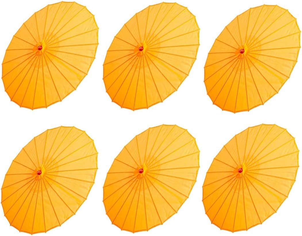 THY COLLECTIBLES 33 Japanese Chinese Parasols Set of 6