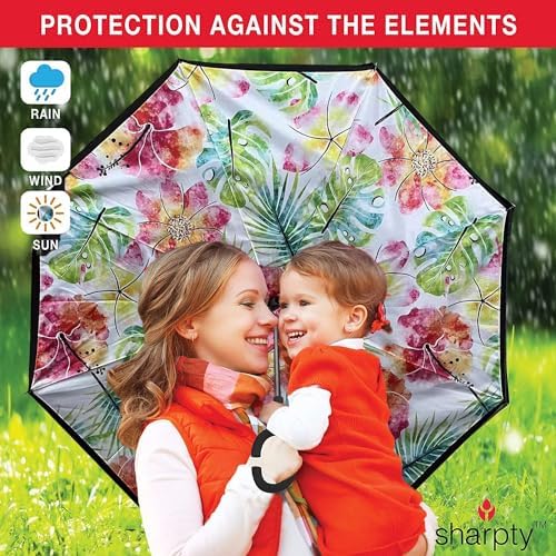 Sharpty Inverted Windproof Umbrella for Women