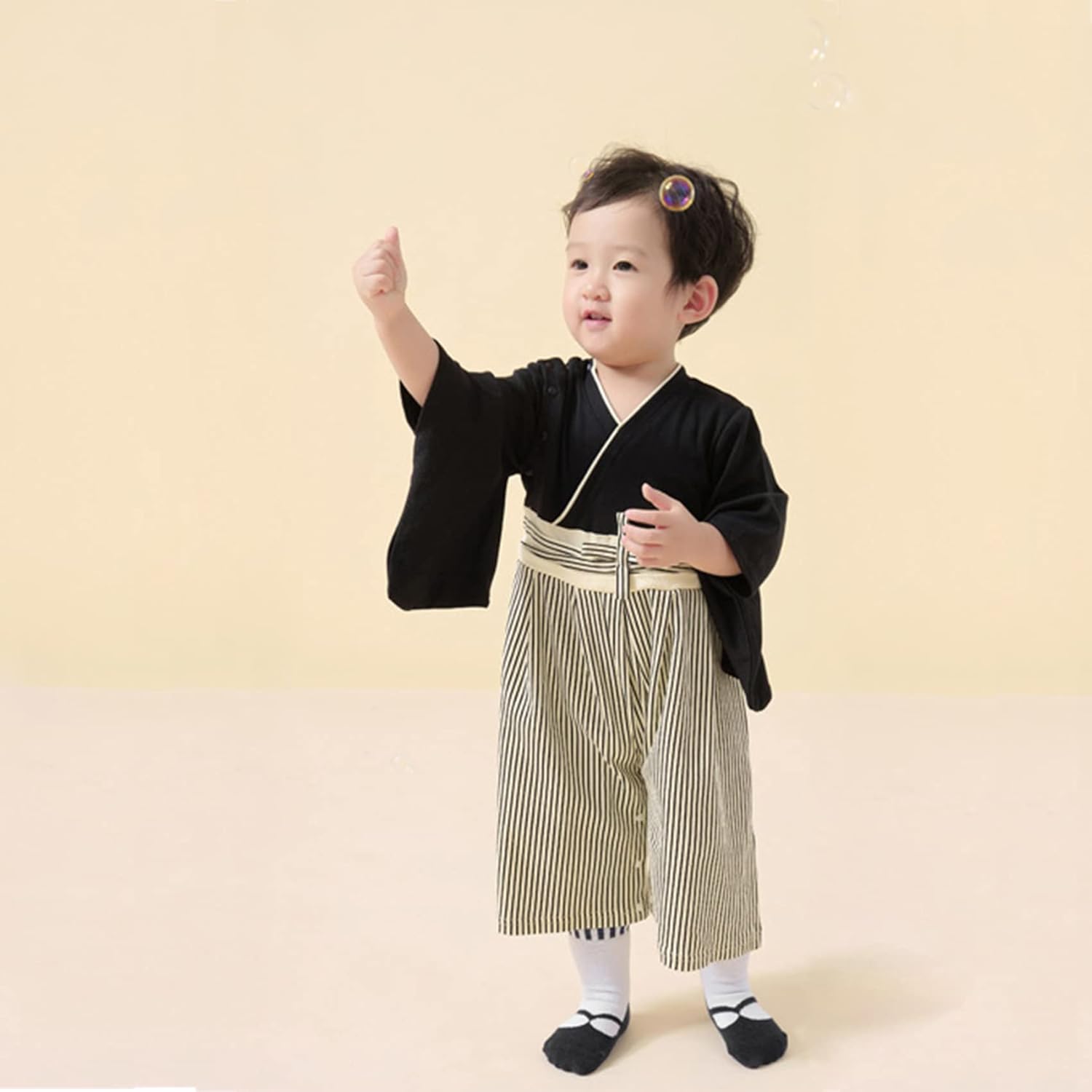 Baby Kimono Onesie with Socks for Halloween and Anime Costumes