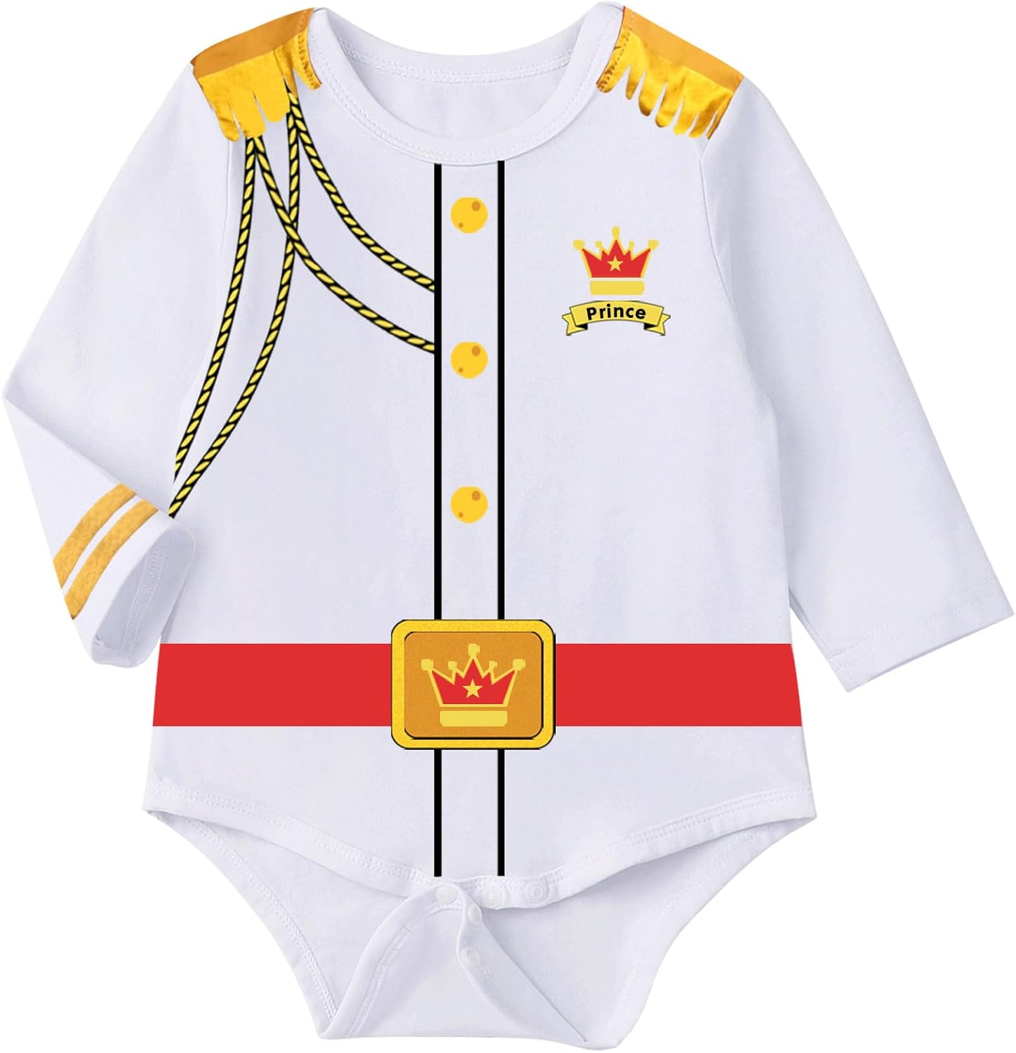 Baby Boys Prince Charming Costume Bodysuit Set
