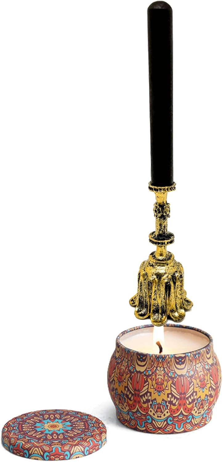 Aimto Candle Snuffer - Retro Brass Design 1