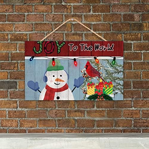 TEANFUN Joy to the World Wood Sign 12x20 Inch