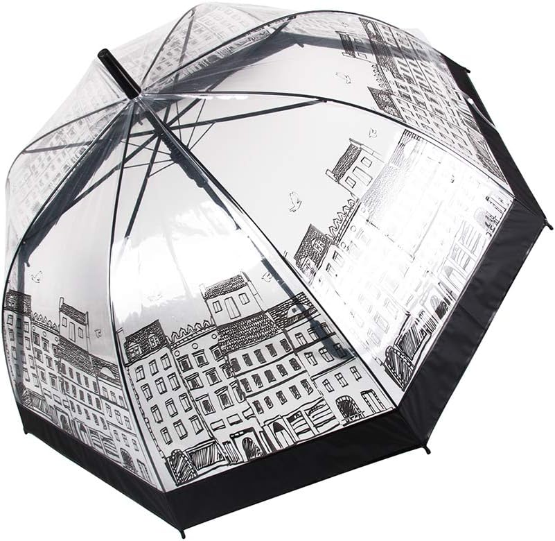 Lancoon Clear Bubble Dome Umbrella for Wedding
