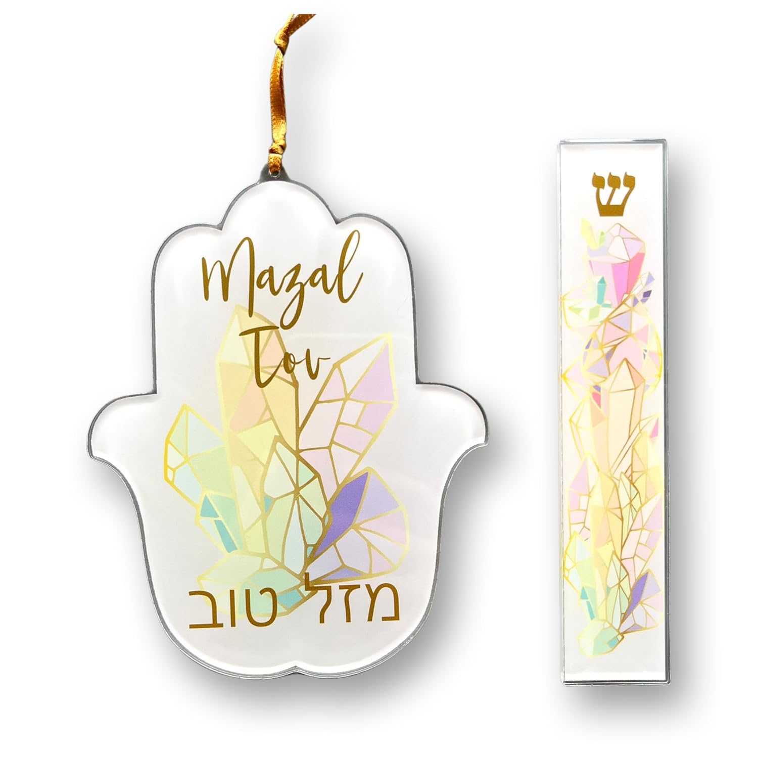 Lea Joelle Hamsa and Mezuzah Gift Set 1