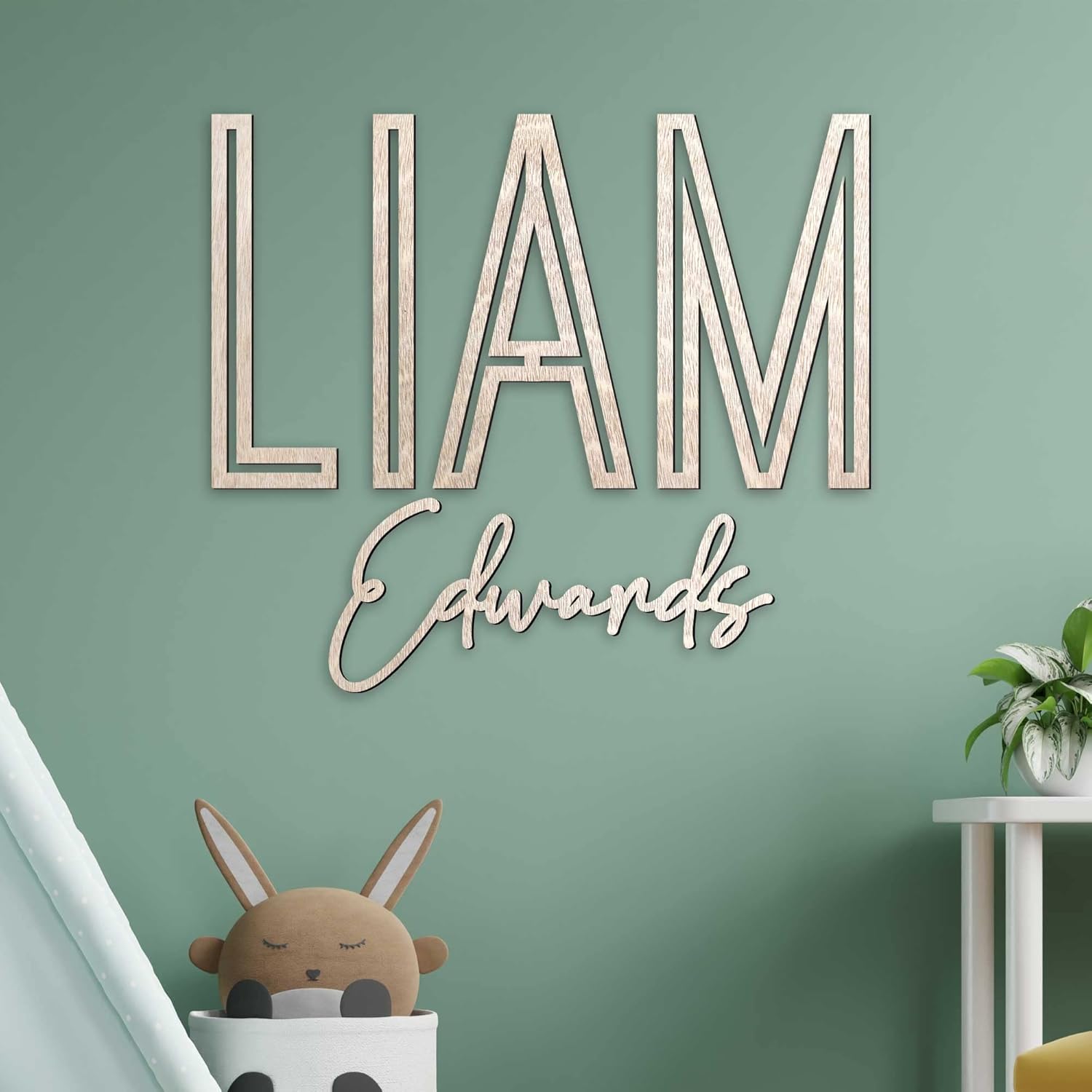 Custom Name Sign Personalized Wood Sign Boy Girl Name Sign