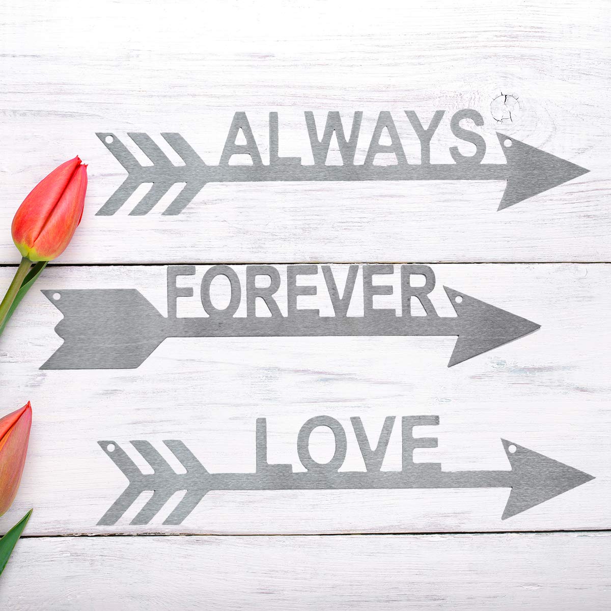 12 Custom Metal Arrow Name Sign Wall Decor 1