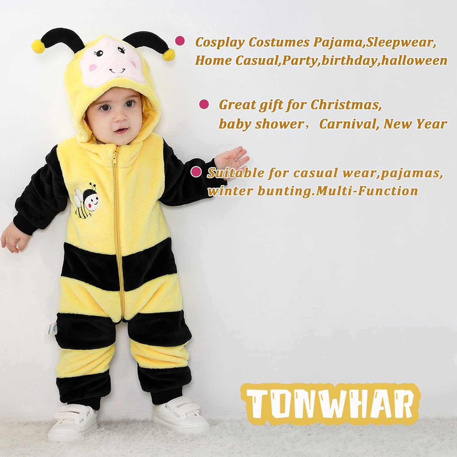 TONWHAR Baby Animal Onesie Halloween Costume
