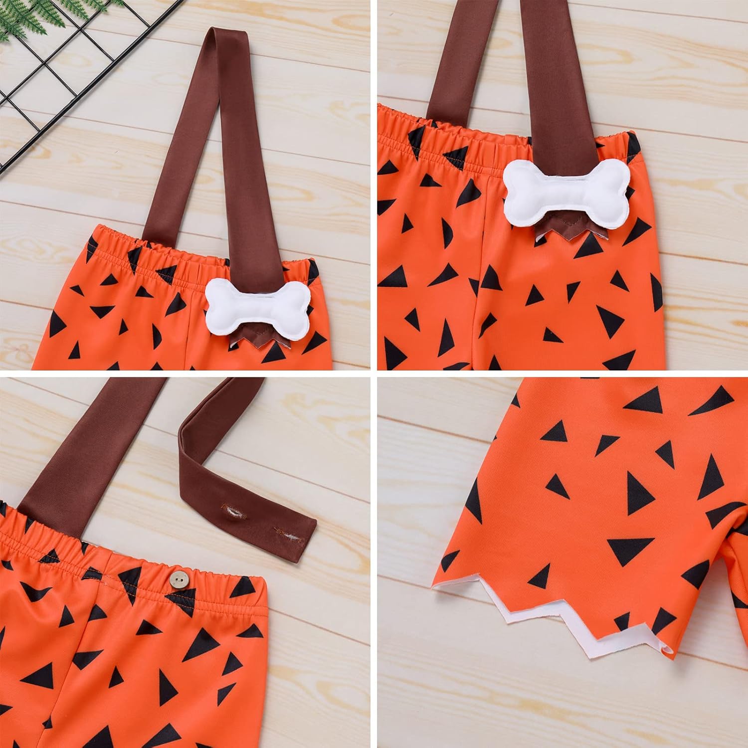 IMEKIS Kids Caveman Costume for Baby Boy Girl