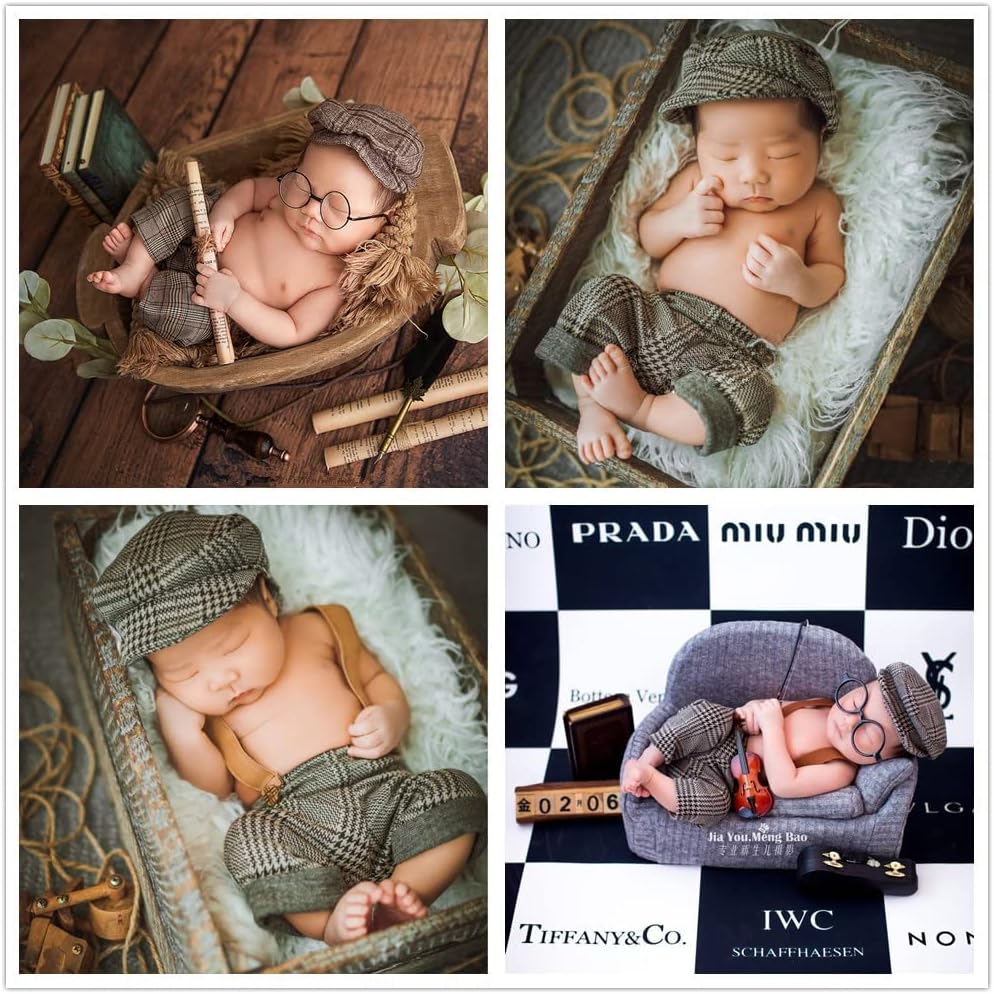 Coberllus Newborn Baby Photo Prop Set