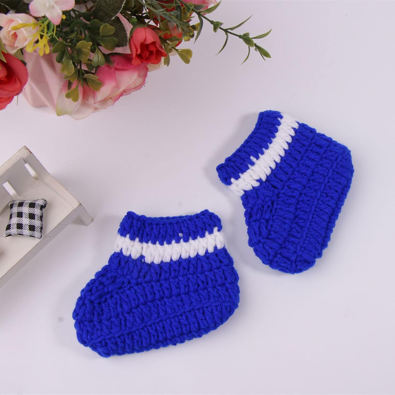 BIBABLYKE Newborn Police Costume Set for Baby Girl or Boy