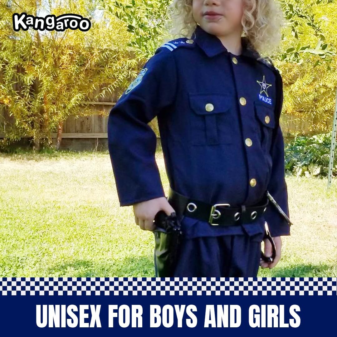 Kangaroo Police Costume Kids Set for Boys Girls