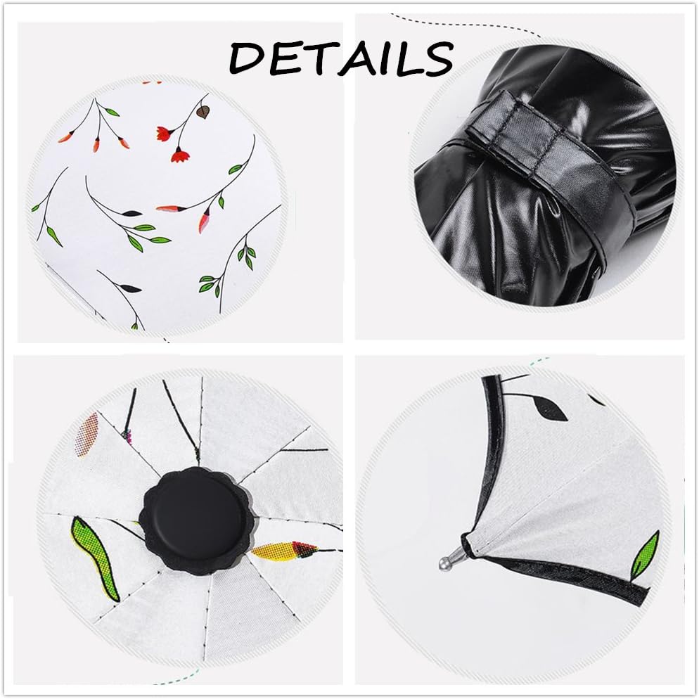 Sun Umbrella Ladies Triple Folding UV Protection Windproof