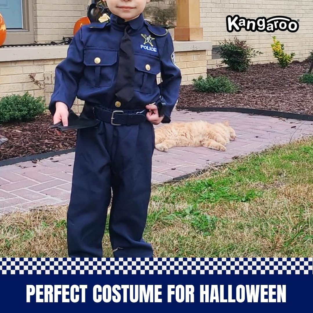 Kangaroo Police Costume Kids Set for Boys Girls