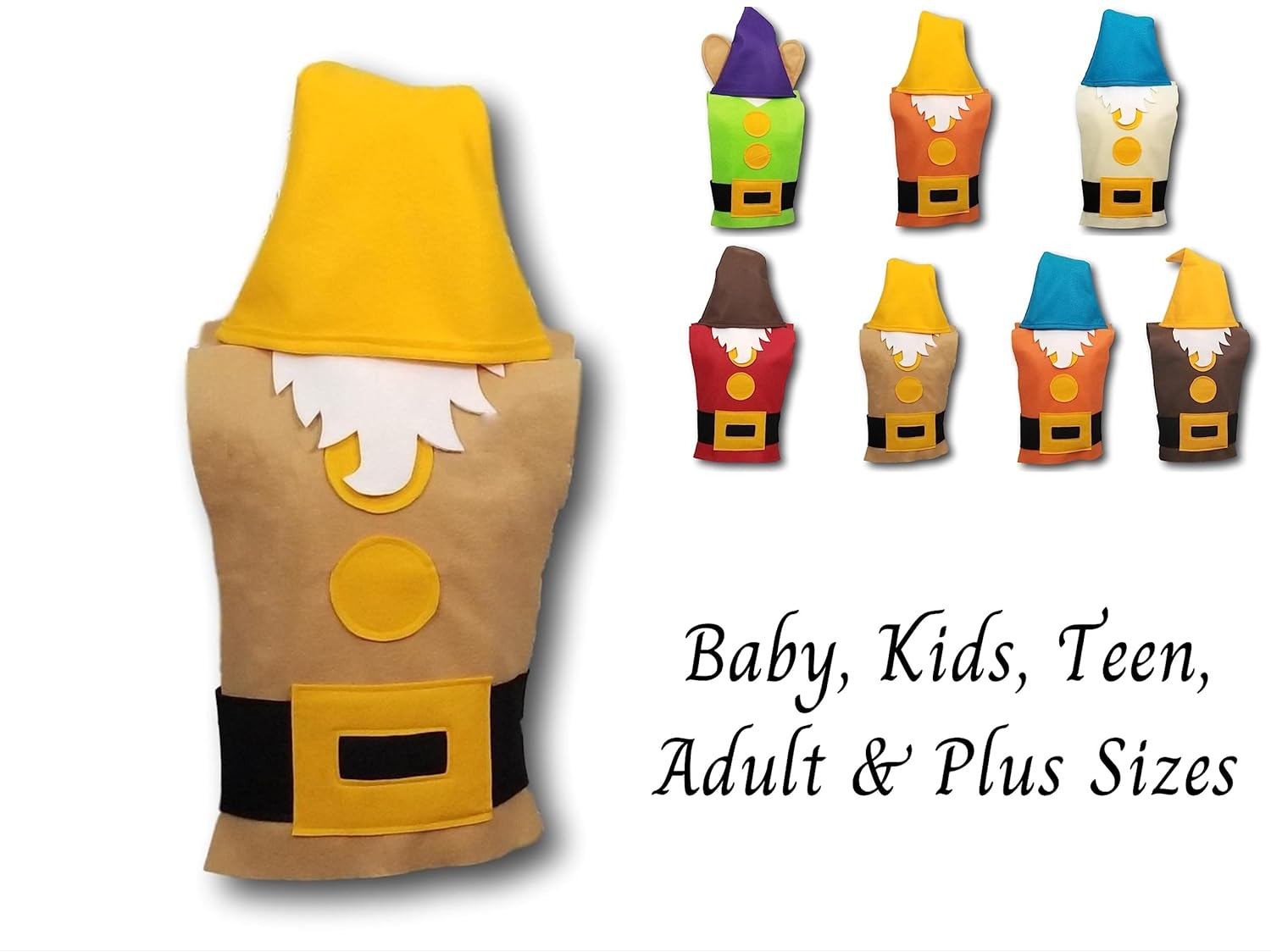 Sneezy Dwarf Costume Set - Kids Baby Sizes