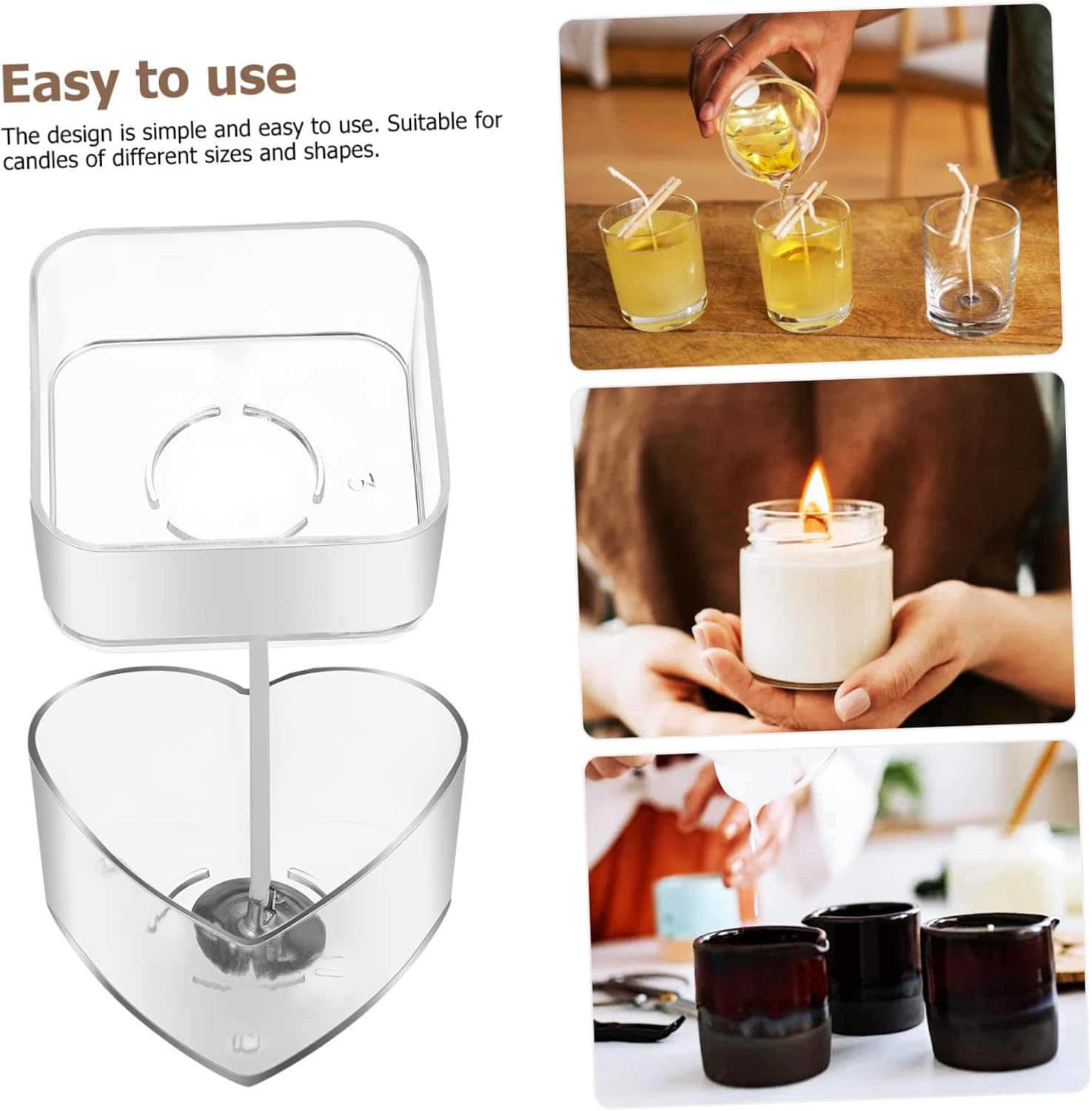 KONTONTY 12-Piece Tea Light Candle Holders Set