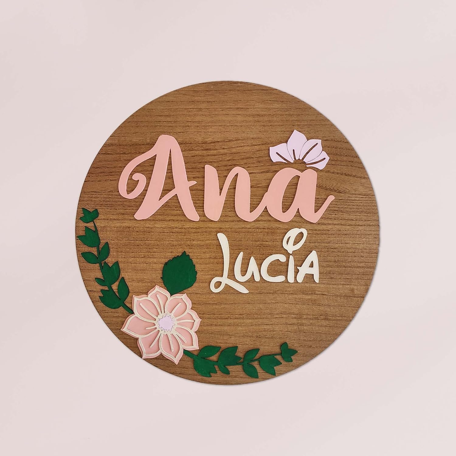 Handmade Wood Baby Name Sign 12 18 1