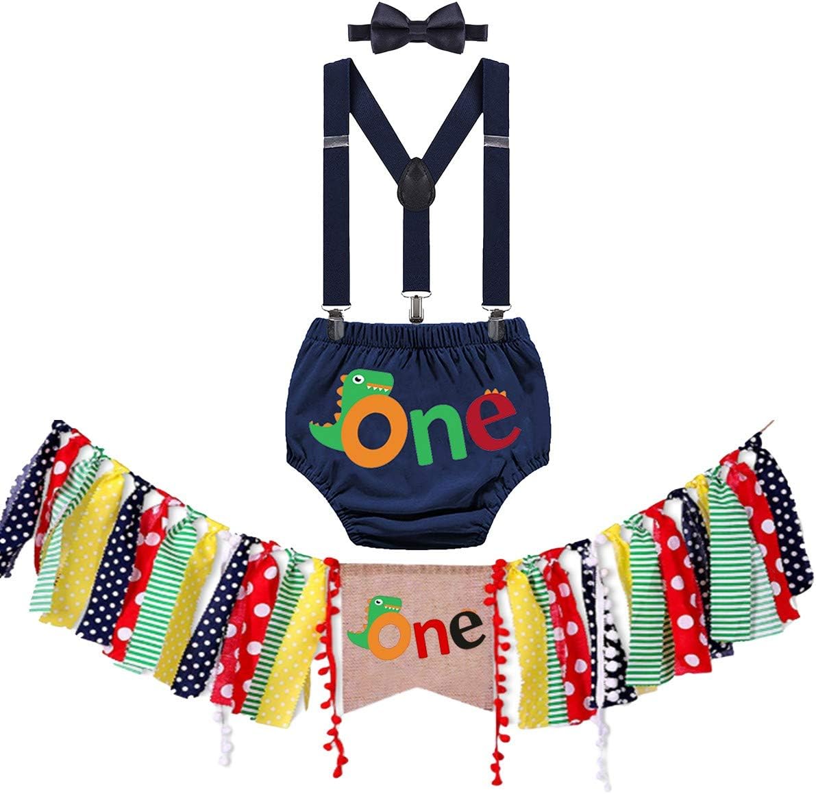 MYRISAM Dinosaur 1st Birthday Photo Shoot Outfit Kit