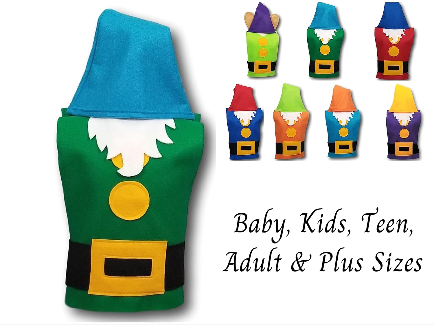 Sleepy Dwarf Costume Set - Kids Baby Sizes 1