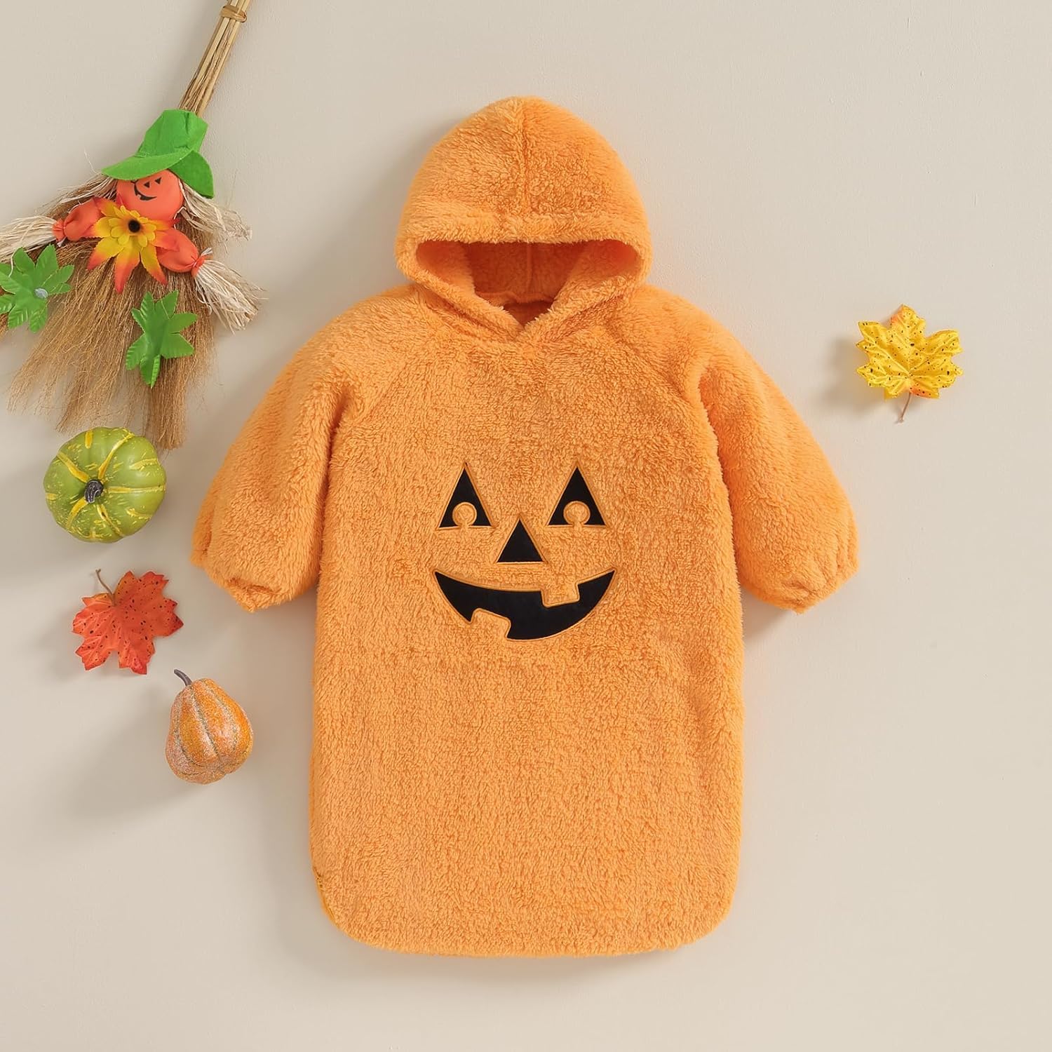 BOIBOKOKO Baby Halloween Ghost Romper Jumpsuit