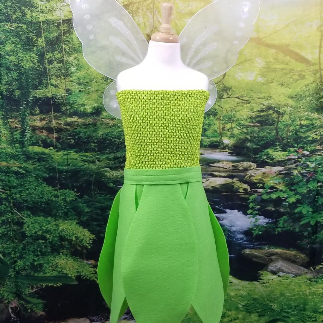 Lime Green Tinker Bell Costume for Kids and Babies