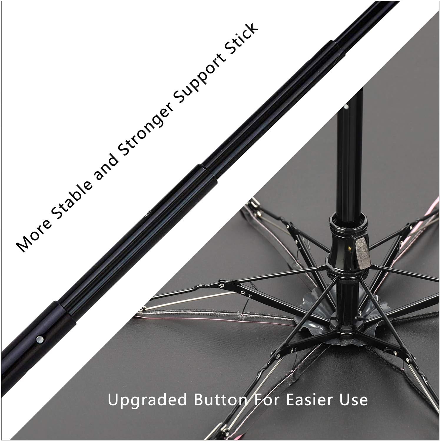 GAOYAING Compact Pocket Umbrella Gray 1