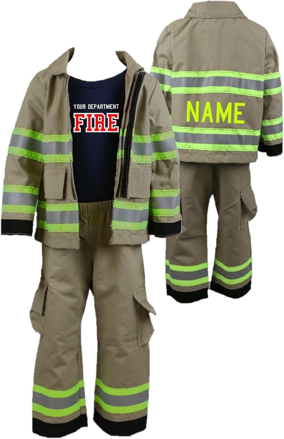 Firefighter Personalized Toddler 3-Piece Outfit