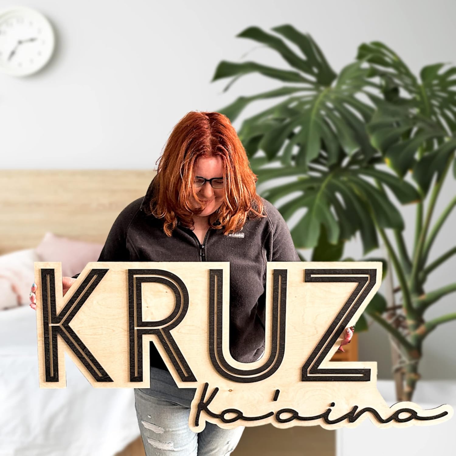 Custom 3D Baby Name Sign Wooden Wall Decor