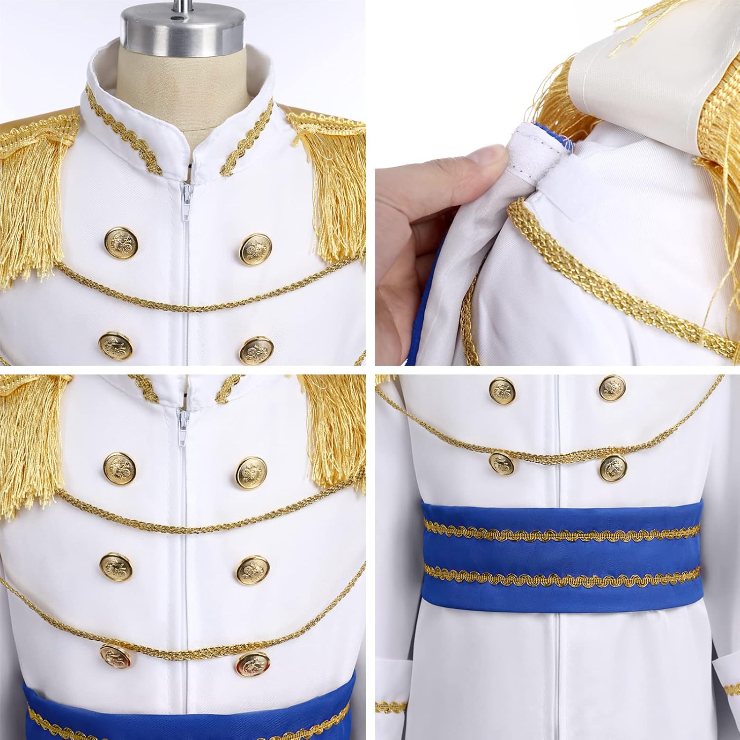 IBAKOM Prince Charming Costume for Boys