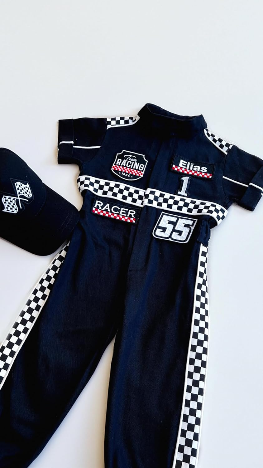 Costumes Club Handmade Race Car Driver Costume for Toddlers