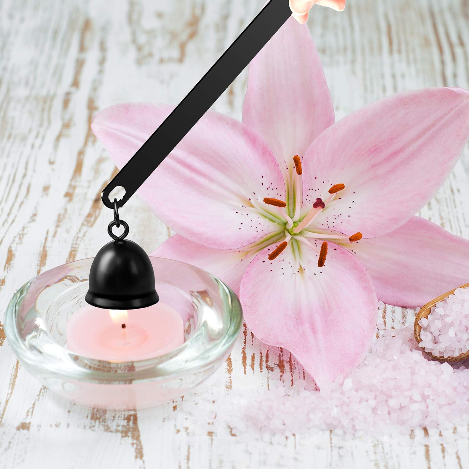 YioQio 3 in 1 Candle Accessory Set Black 1