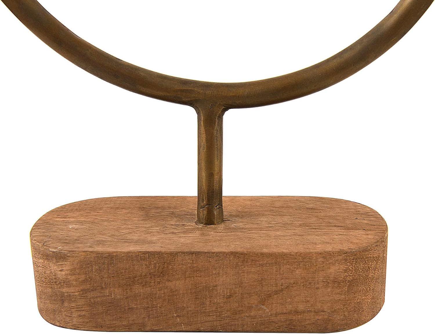 Main Mesa Asymmetrical Wood and Metal Candle Holder