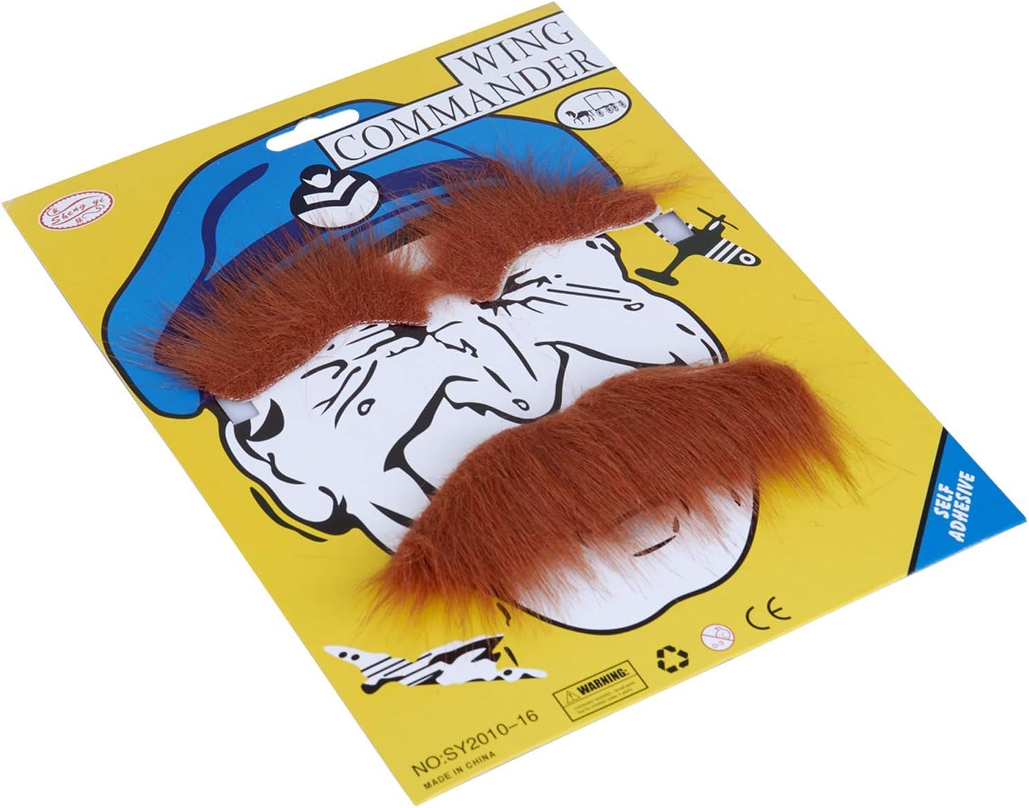 BinaryABC Halloween Fake Eyebrows Beard Moustache Kit