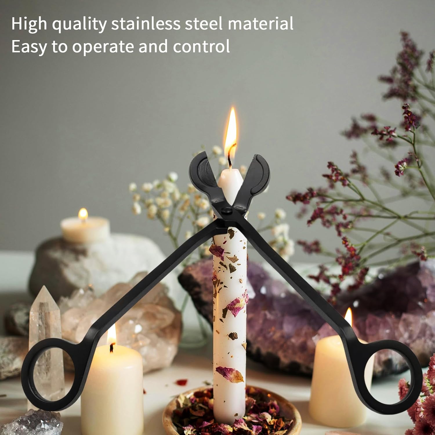 Miayaya 4 in 1 Candle Care Set with Rechargeable Lighter