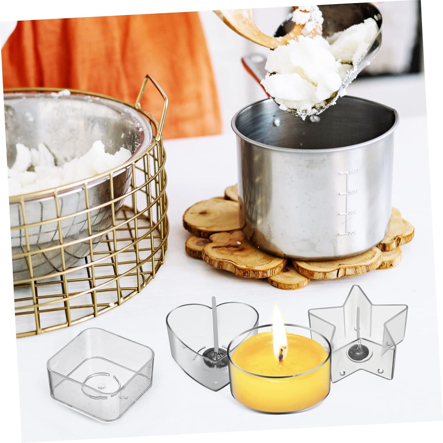 KONTONTY 12-Piece Tea Light Candle Holders Set