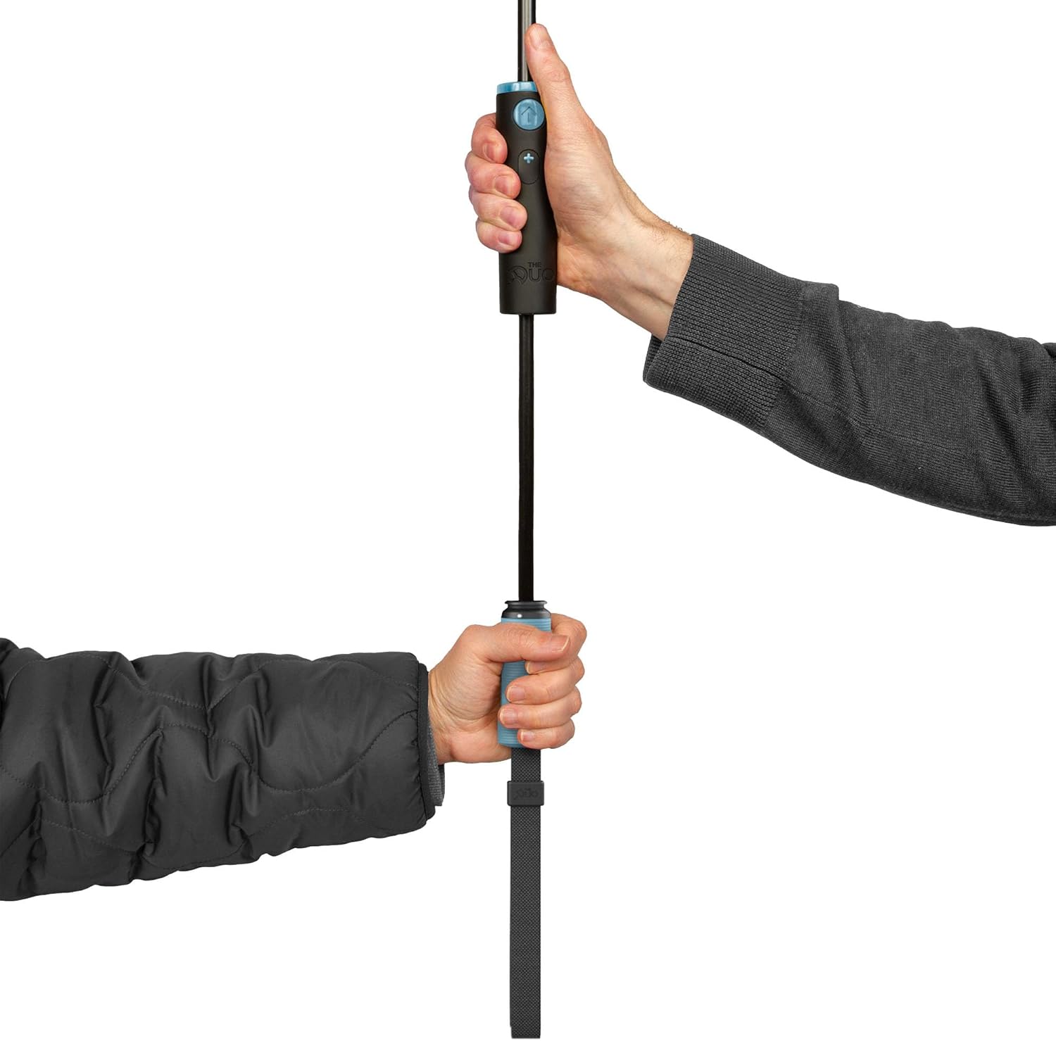 SHED RAIN Duo Auto-Open Stick Umbrella - 54-Inch UPF 50 Sun Protection