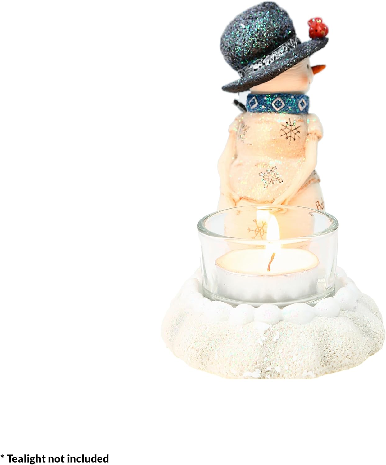 Pavilion Gift Company - Cold Outside Snowman Tealight Holder 1