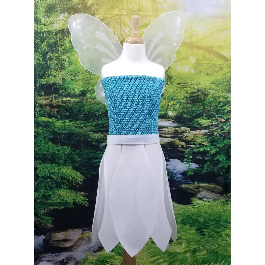 White Winter Fairy Costume for Kids and Teens